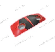 Акустическая полка на Geely CK 05-08 красная, на фанере, пирамида