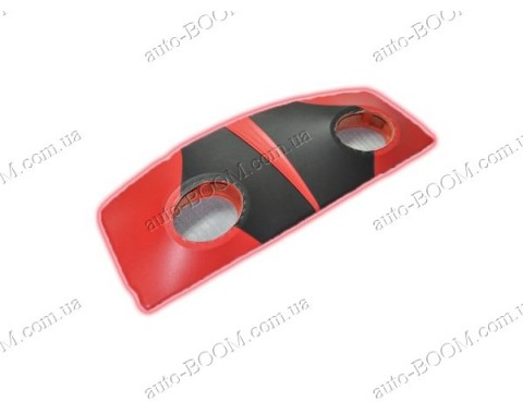 Акустическая полка на Geely CK 05-08 красная, на фанере, пирамида