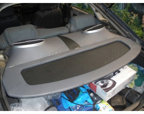 Акустическая полка на Mazda 626 88-91 хетчбек графит, на фанере, пирамида