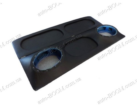 Акустическая полка на Opel Kadett 84-91 хетчбек черная, на фанере, пирамида