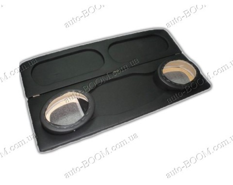 Акустическая полка на Opel Kadett 84-91 хетчбек черная, на фанере, стандарт