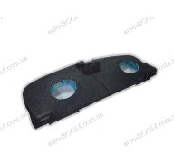 Акустическая полка на Renault Logan 04-13 карпет, на фанере, пирамида