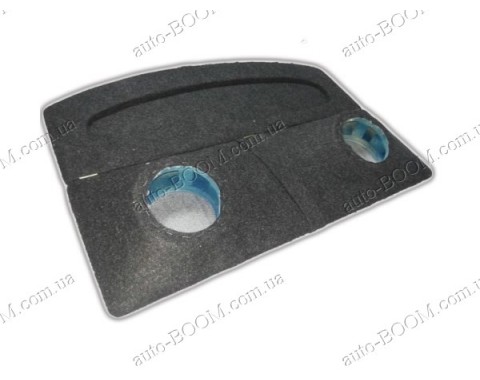 Акустическая полка на Skoda Octavia A4 tour 96-10 карпет, 16 динамик, на фанере, пирамида