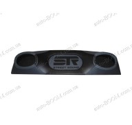 Акустическая полка на ВАЗ 2101 черно-серая, на фанере, пирамида (STR)