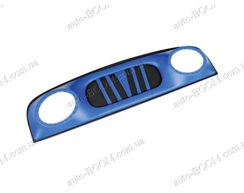 Акустическая полка на ВАЗ 2101 синяя, на фанере, пирамида