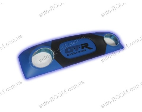 Акустическая полка на ВАЗ 2101 синяя, на фанере, пирамида (GTR)