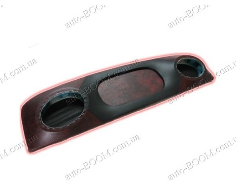 Акустическая полка на ВАЗ 2103 бордовая, на фанере, пирамида