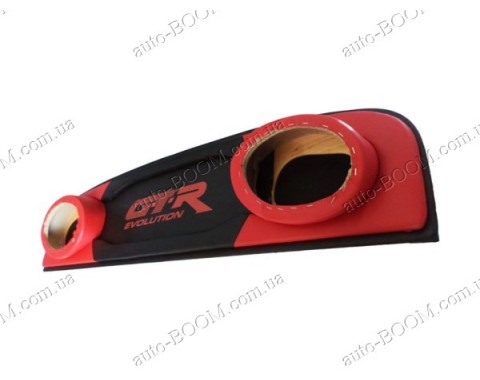 Акустическая полка на ВАЗ 2101 черная, на фанере, пирамида, под 20 динамики