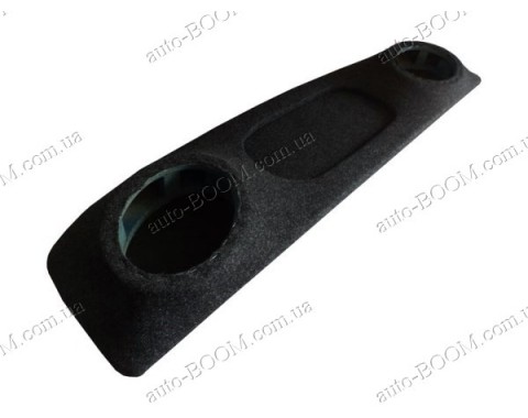 Акустическая полка на ВАЗ 2101 черная, на фанере, пирамида, 20 динамик