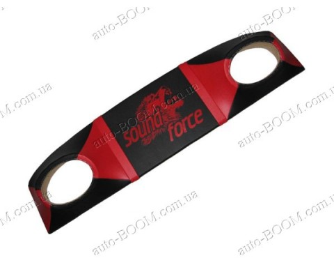 Акустическая полка на ВАЗ 2101 черная, на фанере, пирамида, 20 динамики