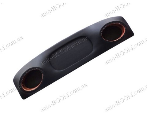 Акустическая полка на ВАЗ 2101 черная, на фанере, пирамида, динамики 20