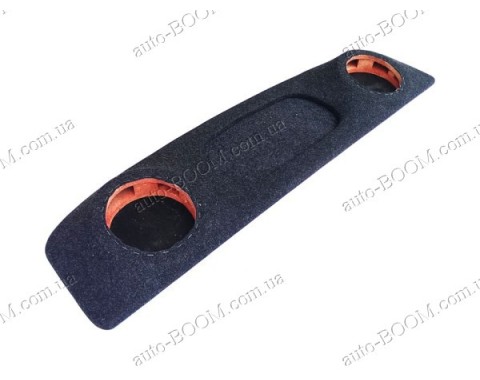 Акустическая полка на ВАЗ 2105 карпет, на фанере, пирамида, динамики 20