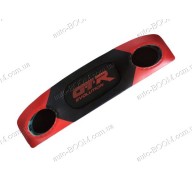 Акустическая полка на ВАЗ 2101 красная, на фанере, пирамида