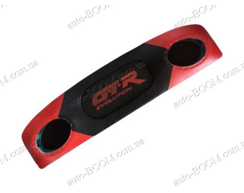 Акустическая полка на ВАЗ 2101 красная, на фанере, пирамида