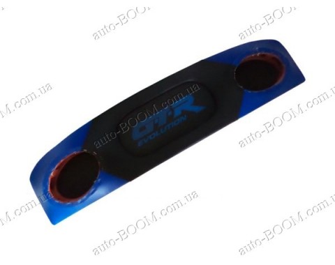 Акустическая полка на ВАЗ 2101 синяя, на фанере, пирамида