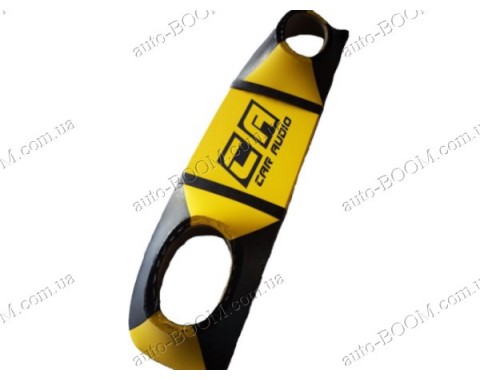 Акустическая полка на ВАЗ 2103 желтая, бюджет