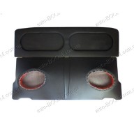 Акустическая полка на ВАЗ 2104 черная, на фанере, пирамида