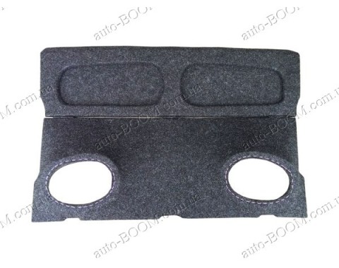 Акустическая полка на ВАЗ 2104 карпет, на фанере, пирамида