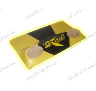 Акустическая полка на ВАЗ 2109 желтая, бюджет