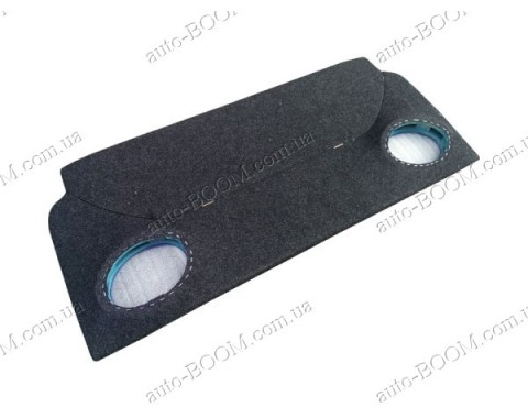 Акустическая полка на ВАЗ 2108 карпет, на фанере, безопорная, пирамида