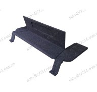 Акустическая полка на ВАЗ 2108 карпет, с боковинами, на фанере