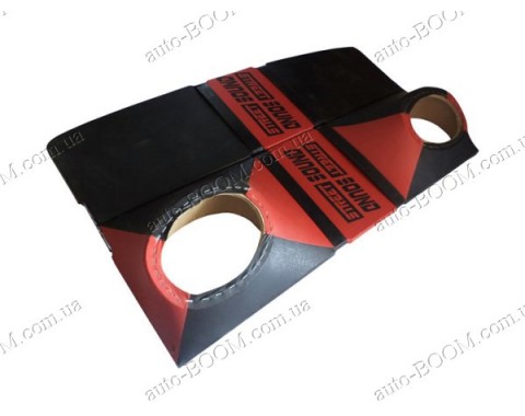 Акустическая полка на ВАЗ 2108 красная, бюджет