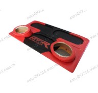 Акустическая полка на ВАЗ 2108 красная, фанере, стандарт