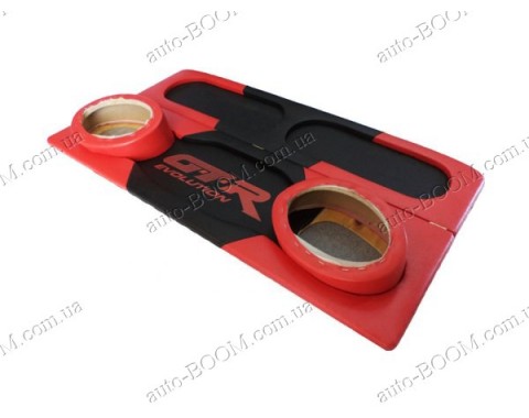 Акустическая полка на ВАЗ 2108 красная, фанере, стандарт