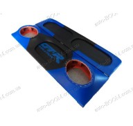 Акустическая полка на ВАЗ 2108 синяя, на фанере, пирамида