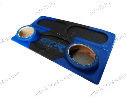 Акустическая полка на ВАЗ 2108 синяя, на фанере, стандарт