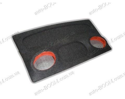 Акустическая полка на VW Golf 2 82-91 карпет, на фанере, пирамида