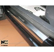 Накладки на пороги VW Tiguan 08- (NataNiko)