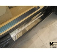 Накладки на пороги VW Touareg 02-10 (NataNiko)