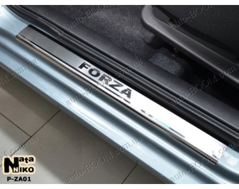 Накладки на пороги ЗАЗ Forza 11- (NataNiko)