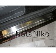 Накладки на пороги Ford C-Max 2 10-(NataNiko Premium)