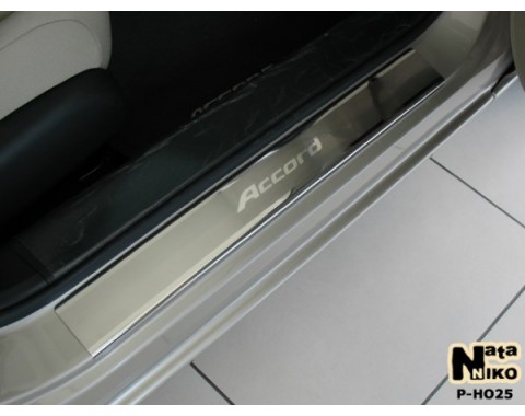 Накладки на пороги Honda Accord 9 13-(NataNiko Premium)
