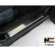 Накладки на пороги Honda CR-V 3 06-12(NataNiko Premium)