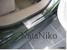 Накладки на пороги Jeep Compass 07-(NataNiko Premium)