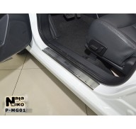 Накладки на пороги MG 350 12-(NataNiko Premium)