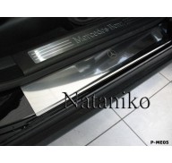 Накладки на пороги Mercedes ML W164 05-11(NataNiko Premium)