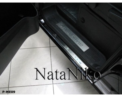Накладки на пороги Mercedes Vito/Viano 04-10(NataNiko Premium)