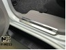 Накладки на пороги Mitsubishi Pajero Sport 2 08-(NataNiko Premium)