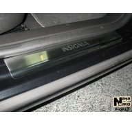 Накладки на пороги Opel Insignia 08-(NataNiko Premium)