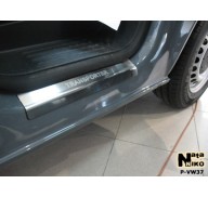 Накладки на пороги VW T5 03-(NataNiko Premium)