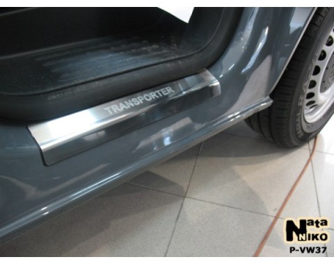 Накладки на пороги VW T5 03-(NataNiko Premium)