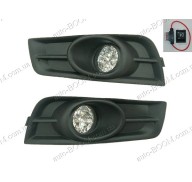 Противотуманные фары на Chevrolet Cruze 08- LED решетка