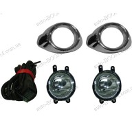 Противотуманные фары на Ford Focus 3 11- Хром