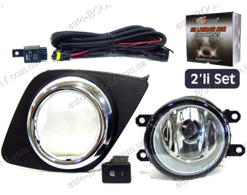 Противотуманные фары на Toyota RAV4 3 10-13