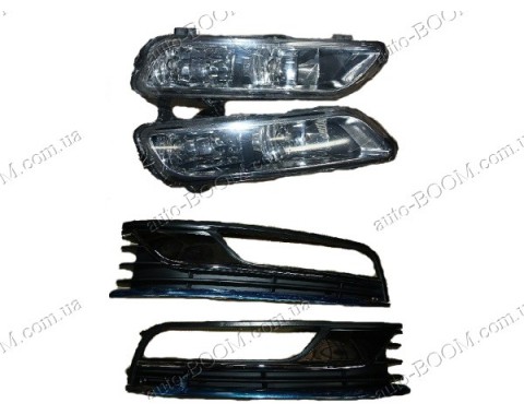 Противотуманные фары на VW Passat B7 10-