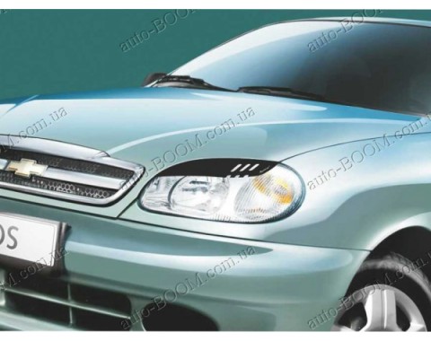 Реснички на фары Daewoo Lanos 96- (Spirit)